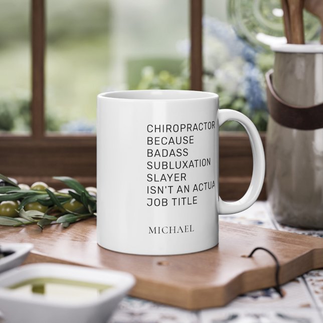 Taza De Café Quiropráctico porque Personalizado de capa de subl (Subido por el creador)