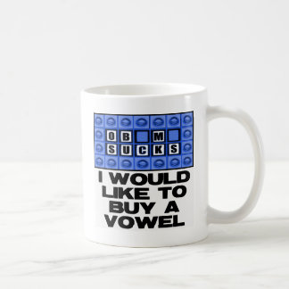 Taza De Café Quisiera comprar una vocal - Obama chupa
