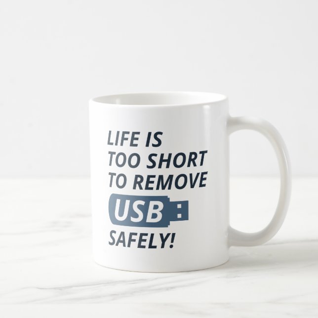 Taza De Café Quitar USB de forma segura (Derecha)