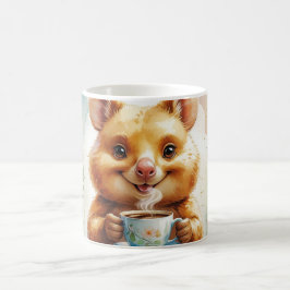 Taza De Café Quokka Coffee Mug - Cute vibraciones de la mañana