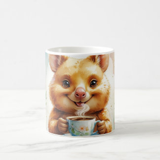 Taza De Café Quokka Coffee Mug - Cute vibraciones de la mañana