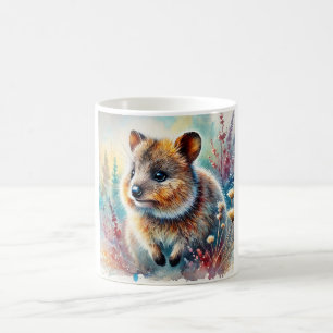 Taza De Café Quokka in a Vibrant Dreamscape 210824AREF143 - Wat
