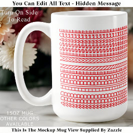 Taza De Café Quote Saying Family Joke Hidden Message 152 Funny