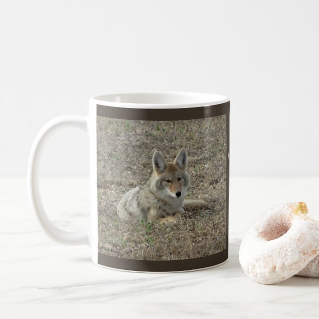 Taza De Café R22 Coyote Acostado (Con donut)