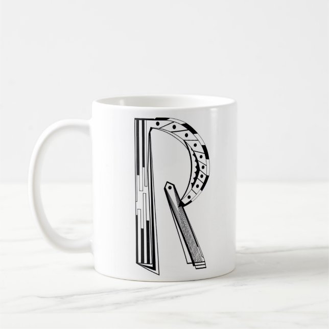 Taza De Café "R" Café Mug (Izquierda)