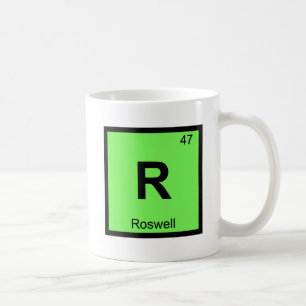 Taza De Café R - Roswell Nuevo México Química Tabla Periódica