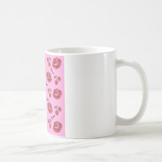Taza De Café RAB Rockabilly Besos de Cereza en Rosa