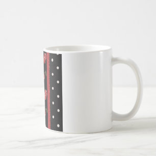 Taza De Café RAB Rockabilly Cerezas Muy Cerezas Negro