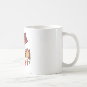 Taza De Café RAB Rockabilly San Valentín Rosas, Amor y Pintalab