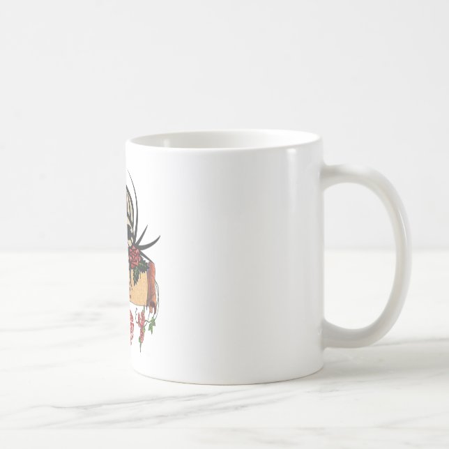 Taza De Café RAB Rockabilly Skull Rosas Aman Lipstick (Derecha)
