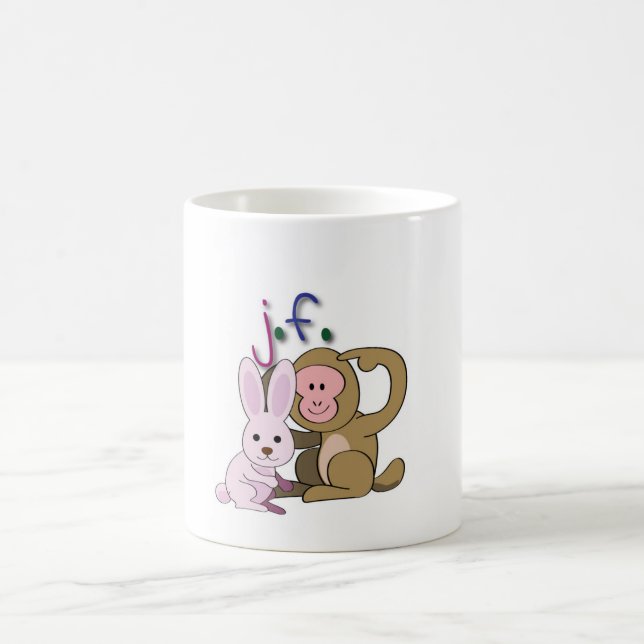 Taza De Café Rabbit & Monkey 「兎と猿」 (Centro)