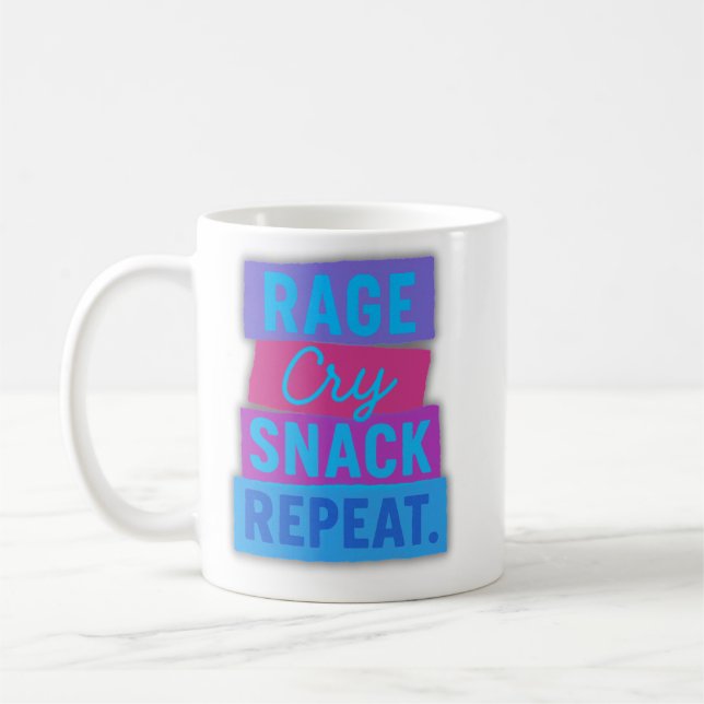 Taza De Café RABIA. Llora. APERITIVO. REPITE (Izquierda)