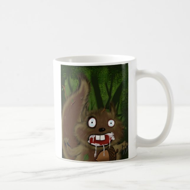 Taza De Café Rabid Squirrel (Derecha)