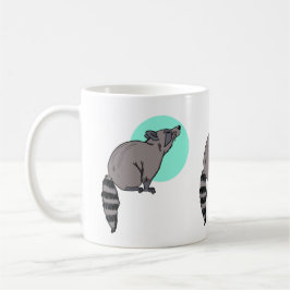 Taza De Café Raccoon 11oz Ceramic Mug