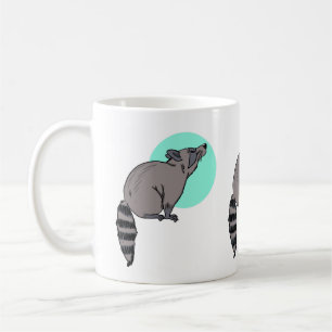 Taza De Café Raccoon 11oz Ceramic Mug