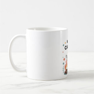 Taza De Café Raccoon feliz de camping, Personalizado de la fies