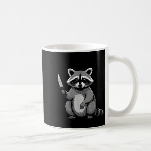 Taza De Café Raccoon gracioso humor animal que necesito aperiti