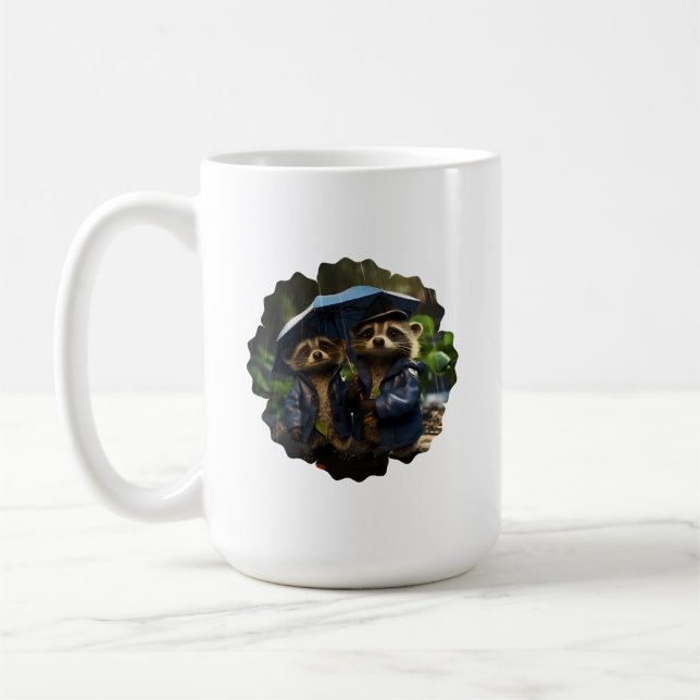Taza De Café Raccoon Mug (Izquierda)