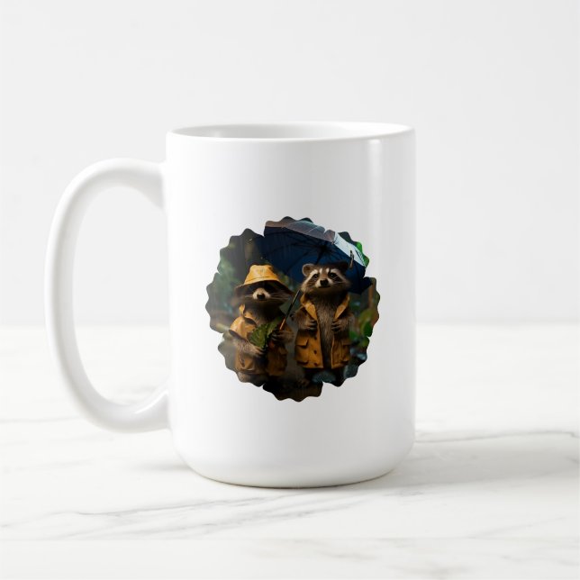 Taza De Café Raccoon Mug (Izquierda)