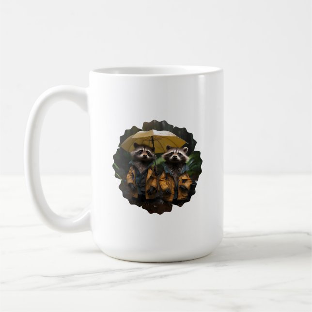 Taza De Café Raccoon Mug (Izquierda)