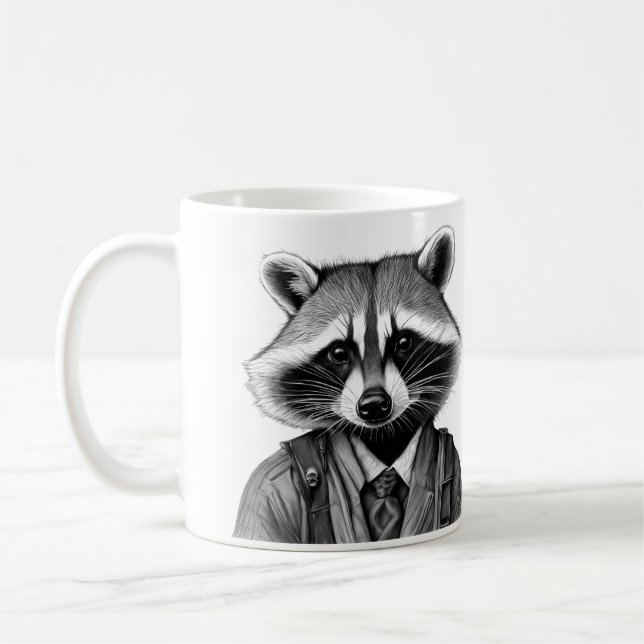 Taza De Café Raccoon scavenger (Izquierda)