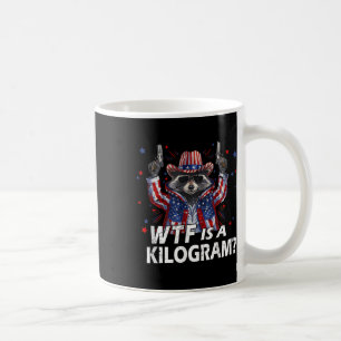 Taza De Café Raccoon Usa Wtf Es Kg Feral Amer