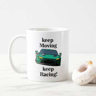 Taza De Café Race Car Carreras Racer Cumpleaños