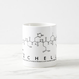 Taza De Café Rachelle peptide nombre mug