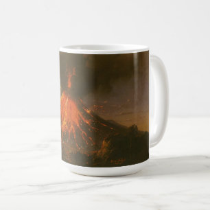 Taza de café Raden Saleh® "Monte Merapi en Java"