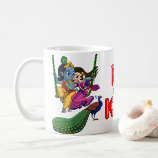 Taza De Café Radha Krishna
