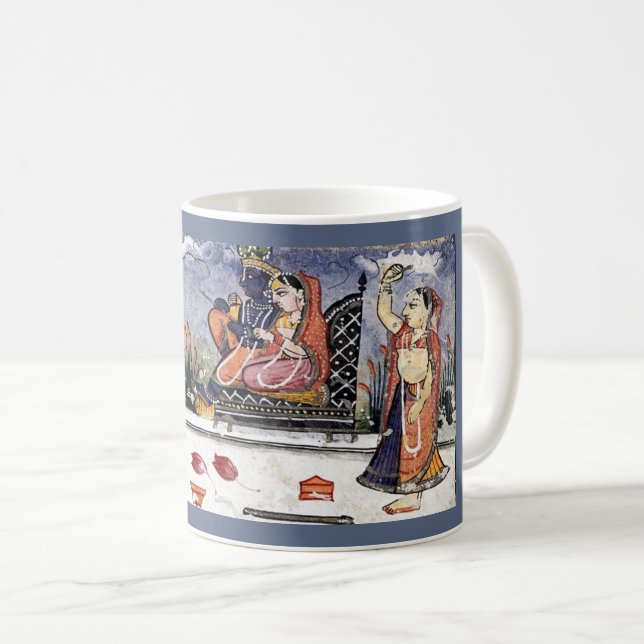 Taza De Café Radha, Krsna - Krishna - música india del mundo (Anverso derecho)