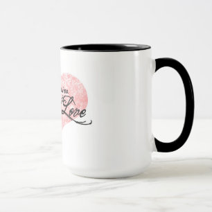 Taza de café radical del amor de Daniela y de