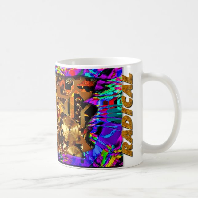 Taza De Café Radical Steampunk 6 Mug (Derecha)
