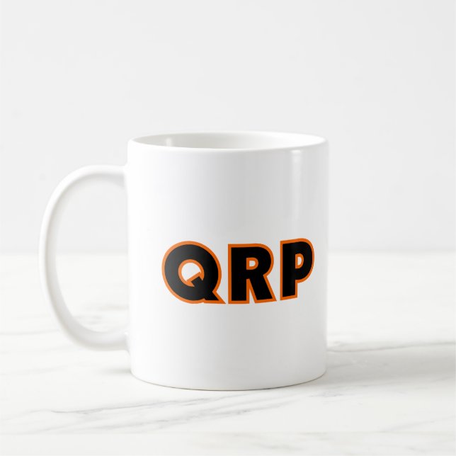 Taza De Café Radio Amateur Ham QRP (Izquierda)