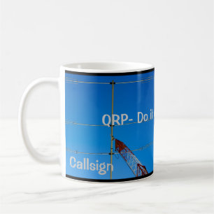 Taza De Café Radio Amateur QRP y Callsign Mug 3