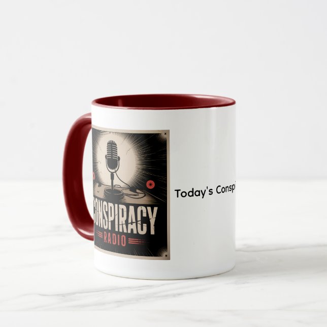 Taza de café Radio Conspiración (Anverso izquierdo)