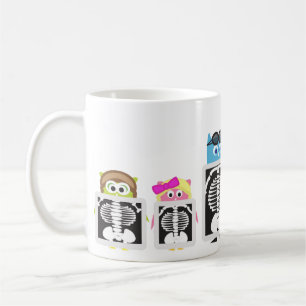 Taza De Café Radiografía del búho del aviador