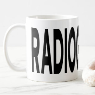Taza De Café RADIOGRAFO Tipografía Negra