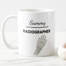 Taza De Café RADIOGRAPHER Personalized Name X-Ray Tech Gift