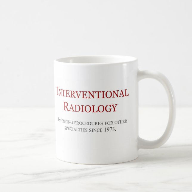 Taza De Café Radiología de Interventional (Derecha)