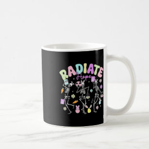 Taza De Café Radiología de Pascua Terapia Skeleton Dancing Radi