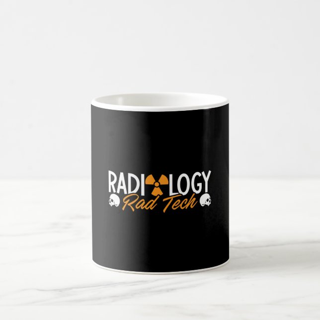 Taza De Café Radiología Tecnóloga de Medicina Rad Tech Xray (Centro)