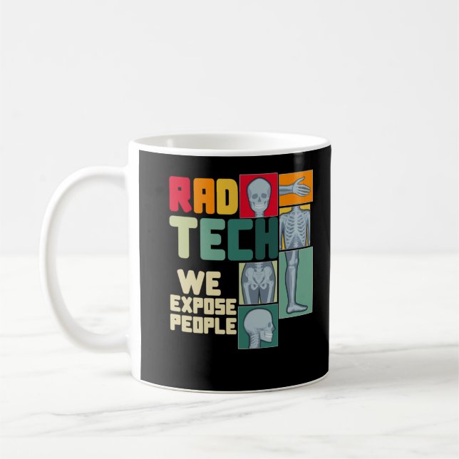 Taza De Café Radiologist Xray Funny Radiology (Izquierda)