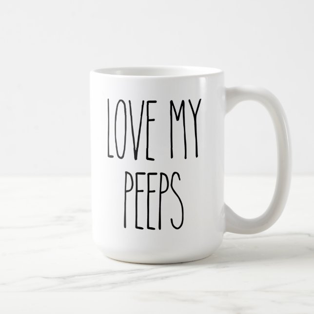 Taza De Café RAE DUNN inspiró amor a mis compañeros café Mug (Derecha)