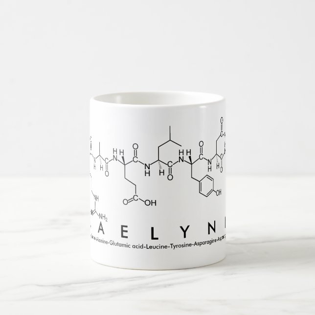 Taza De Café Raelynn peptide name mug (Centro)