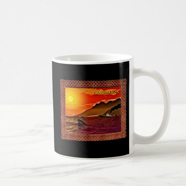 Taza De Café Ragnarok Para Ballenas (Derecha)