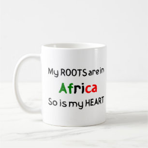Taza De Café raices africanas de café mug