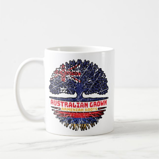 Taza De Café Raíces armenias de árboles australianos australian (Izquierda)