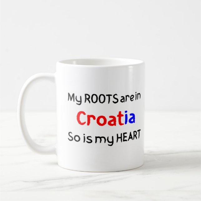 Taza De Café raíces croatas (Izquierda)