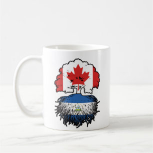 Taza De Café Raíces de árbol canadiense nicaragüense